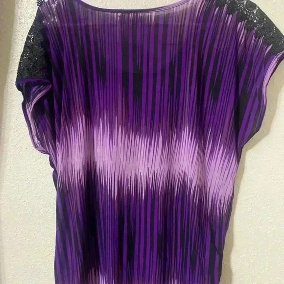 PARIS PINK CASUAL FLOWY TOP XL - Picture 4 of 5